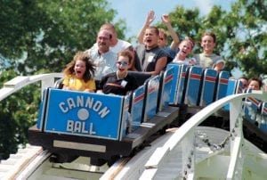 Cannonball Wooden Roller Coaster